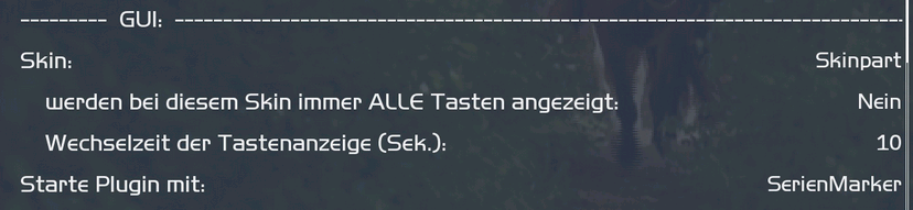 settings-Datei bearbeiten
